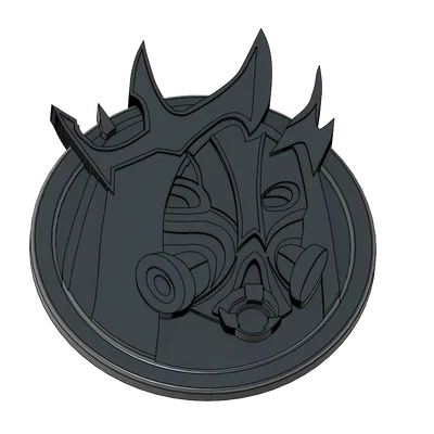 Mô hình 3D Huy chương Hades (Hades Medallion) từ Fortnite