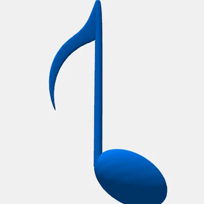 Mô hình Nốt Nhạc (Music Note) trang trí in 3D độc đáo