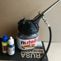 Nắp hũ Nutella làm bình vệ sinh airbrush (Airbrush cleaning pot) - Thumbnail 1