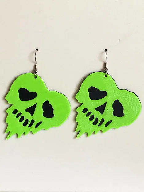 Bông tai Love Melt corazón grande big - Image 1