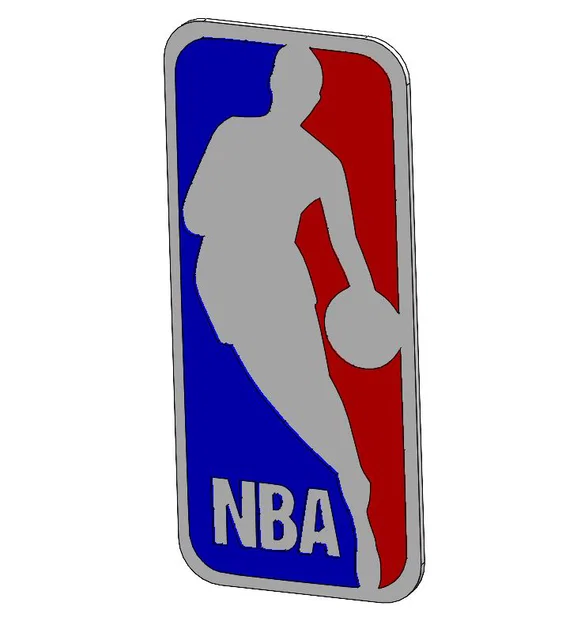 Mô hình logo NBA trang trí treo tường - Dự án in 3D cực chất - Image 2
