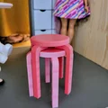 Ghế đôn Alvar Aalto Stool E60 cho búp bê - Thumbnail 2