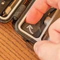 Stand cải tiến cho Pinecil/TS100/TS101/TS80 (đế dày, có grip & mũi tên) - Thumbnail 1