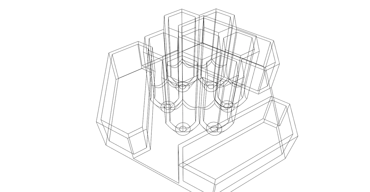 Khay đựng bút để bàn thiết kế hình tổ ong in 3D không cần support - Image 3