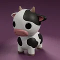 Cow Cindy – Mẫu bò 3D dễ thương - Thumbnail 1