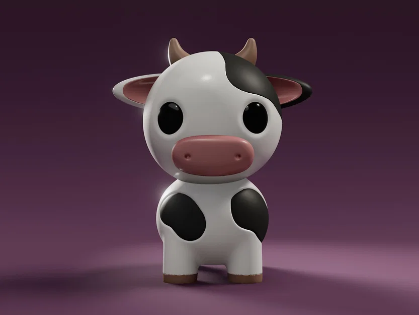 Cow Cindy – Mẫu bò 3D dễ thương - Image 2