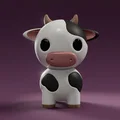 Cow Cindy – Mẫu bò 3D dễ thương - Thumbnail 2