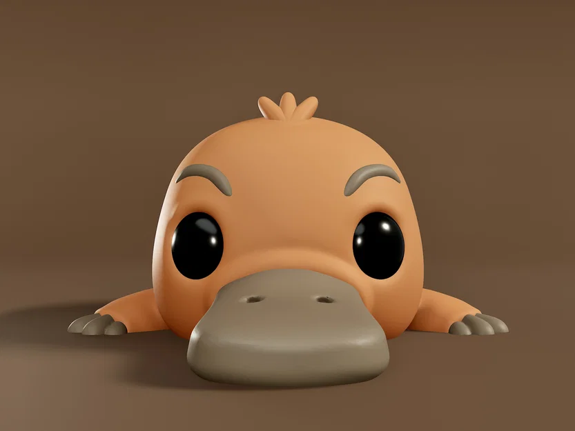 Mô hình thú mỏ vịt Puffin đáng yêu (Platypus Puffin) - In 3D - Image 2