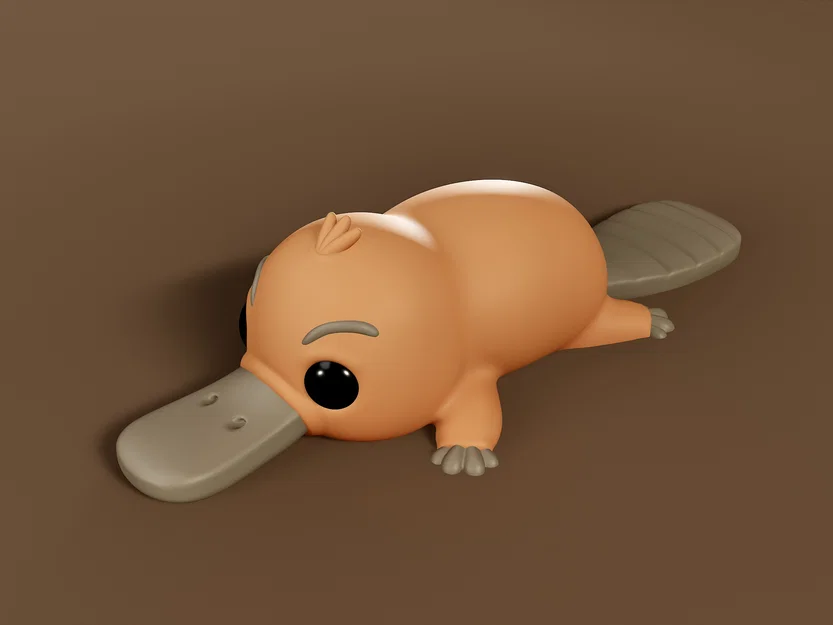 Mô hình thú mỏ vịt Puffin đáng yêu (Platypus Puffin) - In 3D - Image 3