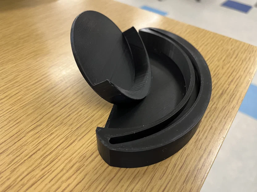 Đế đèn Lithophane cong (Curved Lithophane Base) - In 3D cực đẹp - Image 3