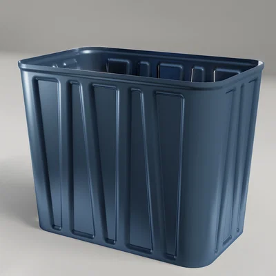 Mô hình thùng rác (Trash Bin) in 3D đa năng, thiết kế tối giản