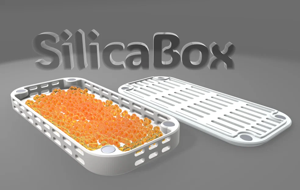 Hộp đựng hạt hút ẩm SilicaBox 3D - Giải pháp bảo quản filament hiệu quả - Image 1