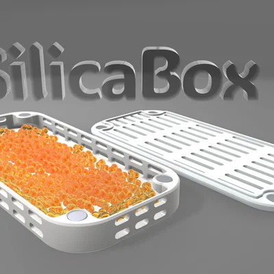 Hộp đựng hạt hút ẩm SilicaBox 3D - Giải pháp bảo quản filament hiệu quả