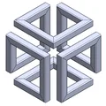 Mô hình 3D Infinity Cube: Khối lập phương vô tận trang trí bàn làm việc - Thumbnail 1
