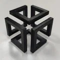 Mô hình 3D Infinity Cube: Khối lập phương vô tận trang trí bàn làm việc - Thumbnail 3