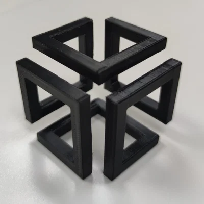 Mô hình 3D Infinity Cube: Khối lập phương vô tận trang trí bàn làm việc
