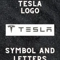 Mô hình in 3D logo Tesla (Kèm biểu tượng và chữ cái) - Thumbnail 1