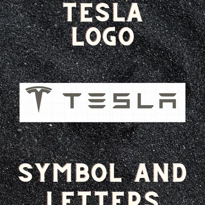 Mô hình in 3D logo Tesla (Kèm biểu tượng và chữ cái)
