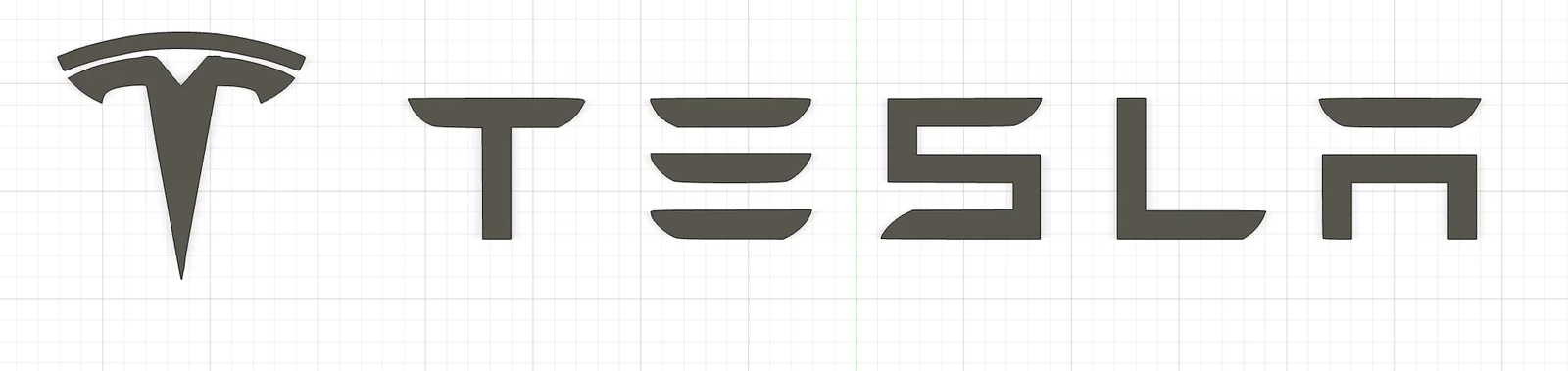 Mô hình in 3D logo Tesla (Kèm biểu tượng và chữ cái) - Image 3