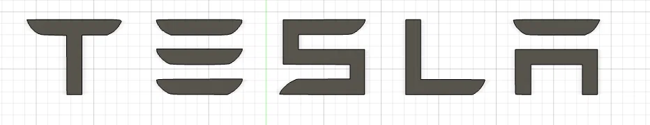 Mô hình in 3D logo Tesla (Kèm biểu tượng và chữ cái) - Image 4