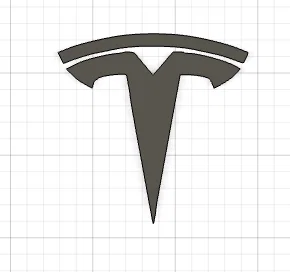 Mô hình in 3D logo Tesla (Kèm biểu tượng và chữ cái) - Image 5