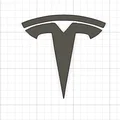 Mô hình in 3D logo Tesla (Kèm biểu tượng và chữ cái) - Thumbnail 5