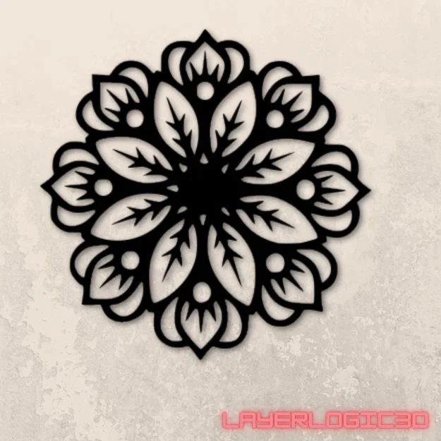 Mẫu Trang Trí Tường Mandala 3D (Mandala Wall Art) Đẹp Tinh Tế - Image 1