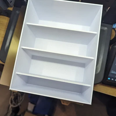 Khay sắp xếp gia vị, túi thực phẩm 4 ngăn in 3D tiện lợi