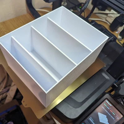 Khay sắp xếp gia vị, túi thực phẩm 4 ngăn in 3D tiện lợi