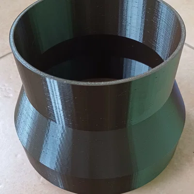Bộ chuyển đổi ống dẫn khí máy hút mùi 150mm sang 120mm in 3D