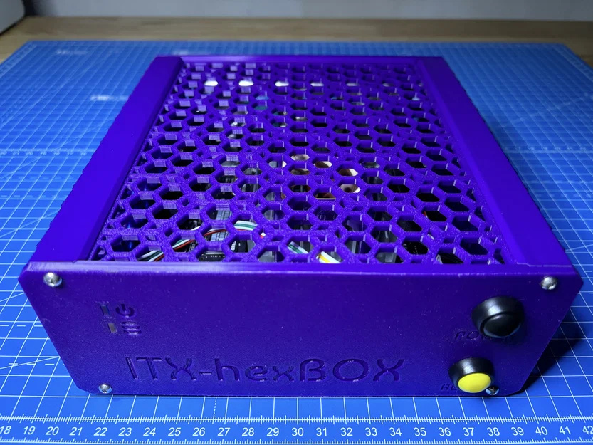 ITX-hexBOX – Vỏ case ITX tối giản họa tiết lục giác - Image 5