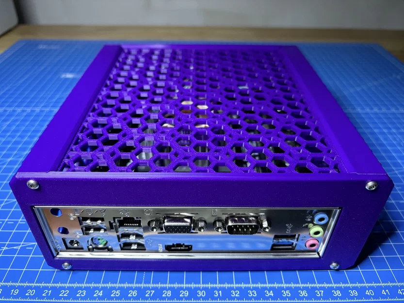 ITX-hexBOX – Vỏ case ITX tối giản họa tiết lục giác - Image 6