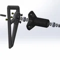 Giá Treo Cuộn Filament Gắn Hông K1 (Ball Bearing hoặc Factory) - Thumbnail 2