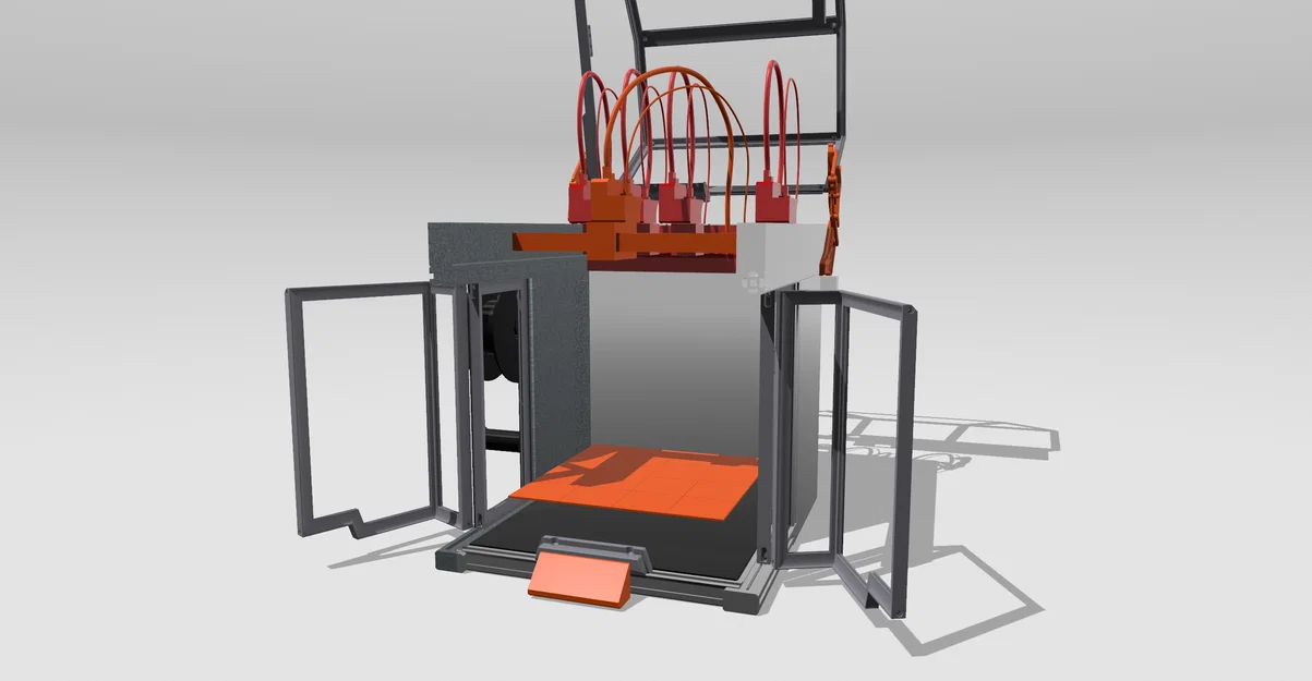 Bộ thùng bao (Enclosure) tùy chỉnh cho máy in 3D PRUSA XL - Image 4