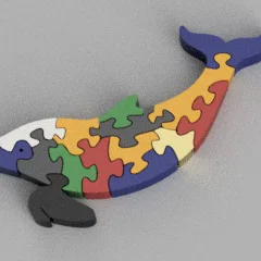 Puzzle Cá Heo – Zoo Mộng Mơ (Puzzle delfin zoo de ensueño)