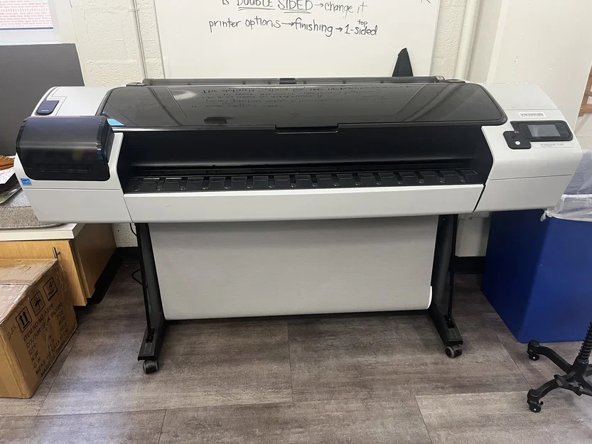 Trục giữ cuộn giấy in 3D cho máy HP DesignJet T1300 - Image 4
