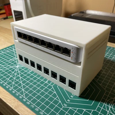 Kệ network rack để bàn cho Unifi Switch 8 Lite