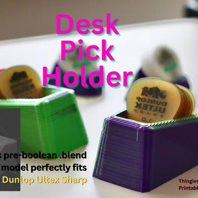 Khay Để Pick Trên Bàn (Desk Pick Holder)