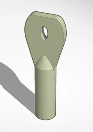 Chìa khóa mở cửa thang máy 3D (Elevator key) - Thiết kế bền bỉ - Image 1