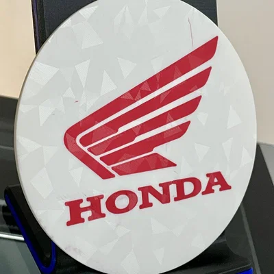 Miếng lót ly Honda độc đáo (Coaster Honda) - Phụ kiện 3D cho tín đồ xe
