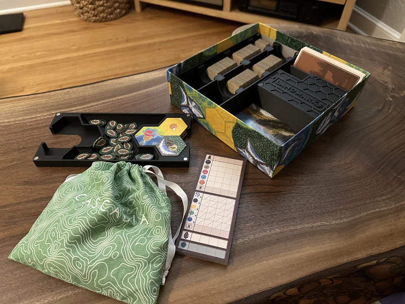 Organizer Insert cho Cascadia (Base Game + Landmarks Expansion) - Image 1