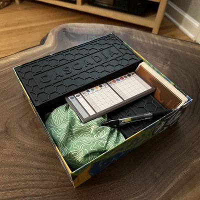Organizer Insert cho Cascadia (Base Game + Landmarks Expansion)