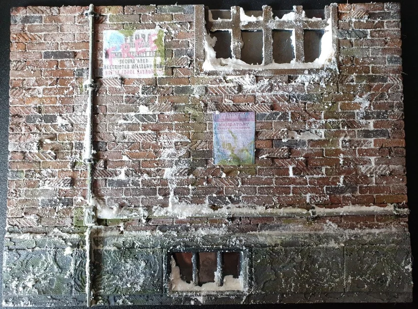 Tường gạch RCD cho Diorama (The Last of Us) - Image 1