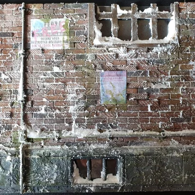 Tường gạch RCD cho Diorama (The Last of Us)