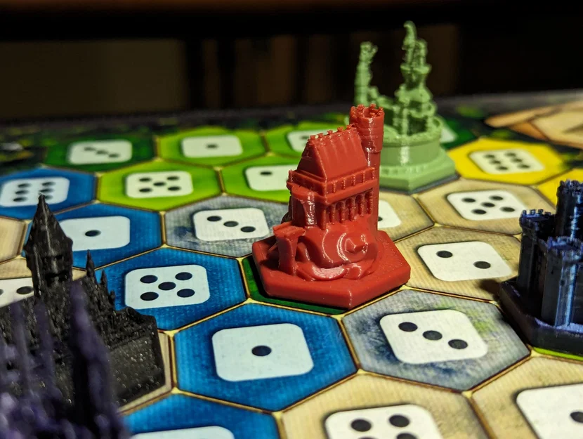 Castles of Burgundy Castles – Bộ lâu đài cho game hex - Image 2