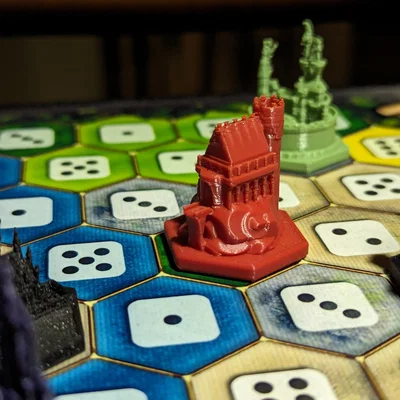 Castles of Burgundy Castles – Bộ lâu đài cho game hex