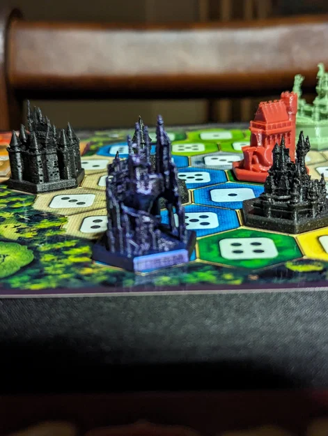 Castles of Burgundy Castles – Bộ lâu đài cho game hex - Image 3