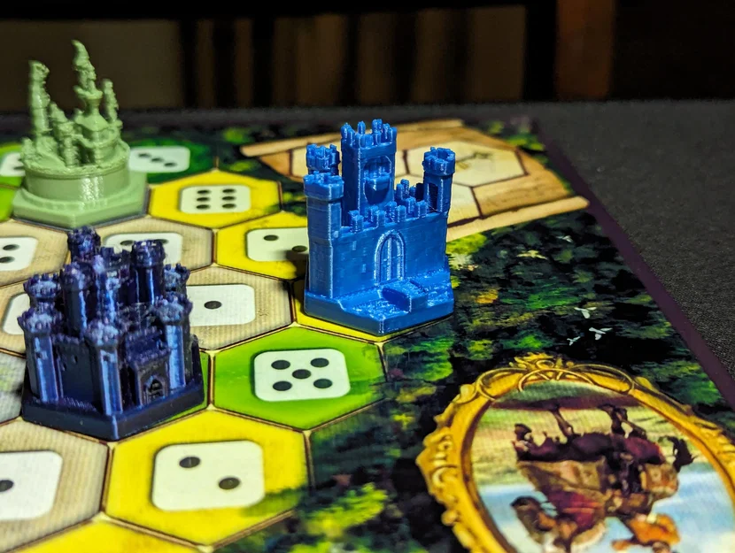 Castles of Burgundy Castles – Bộ lâu đài cho game hex - Image 4