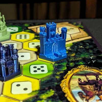 Castles of Burgundy Castles – Bộ lâu đài cho game hex