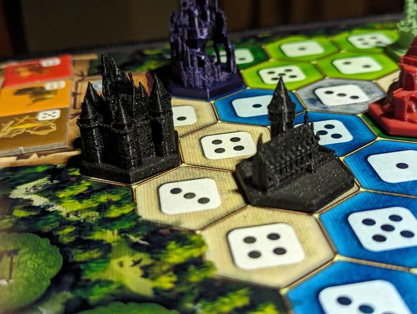 Castles of Burgundy Castles – Bộ lâu đài cho game hex - Image 5